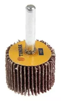 Круг лепестковый радиальный Tundra, 30 х 20 х 6 мм, Р80