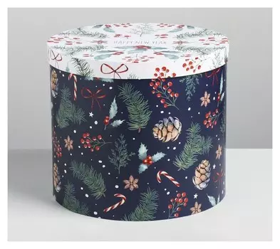 Круглая подарочная коробка «Волшебства», 19,5 × 22 см