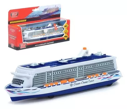 Круизный лайнер металлический, 20 см