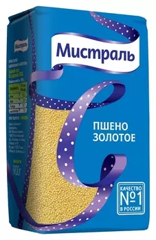 Крупа пшено мистраль золотое, 900г