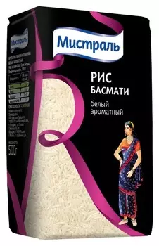 Крупа Рис мистраль басмати, 500г
