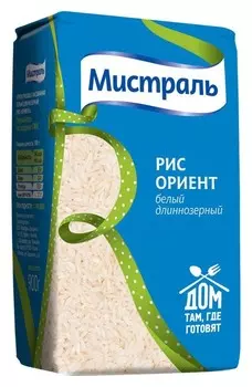 Крупа Рис мистраль ориент 900 г.