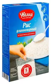 Крупа Рис увелка длиннозер. шлиф., 5пак х 80г