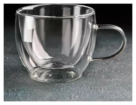 Кружка 200 мл с двойными стенками "Дуо"