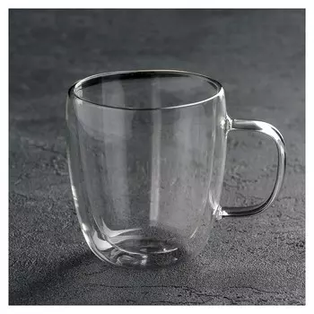 Кружка 400 мл "Дуо", с двойными стенками