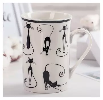 Кружка «Чёрный кот», 300 мл