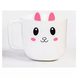 Кружка детская 260 мл., "Зайка", цвет белый