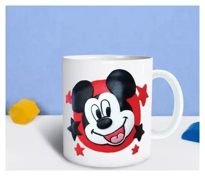 Кружка для декорирования полимерной глиной, микки маус
