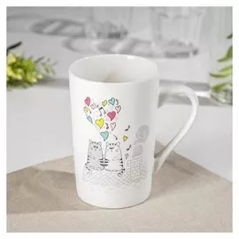 Кружка доляна «Мурчание любви», 380 мл