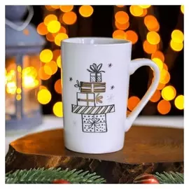 Кружка доляна «Новогодние подарки», 380 мл
