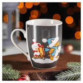 Кружка доляна «Новый год. По дороге на почту», 350 мл