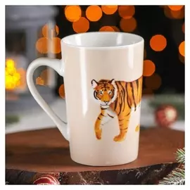 Кружка доляна «Новый год. уходящий тигр», 380 мл