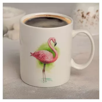 Кружка-хамелеон «Фламинго», 320 мл, 11,8×8×9,5 см