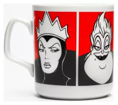 Кружка керамическая, злодейки, 350 мл
