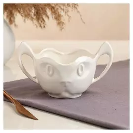 Кружка "Кот", белая, 0.3 л