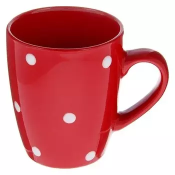 Кружка «Красный горох», 360 мл