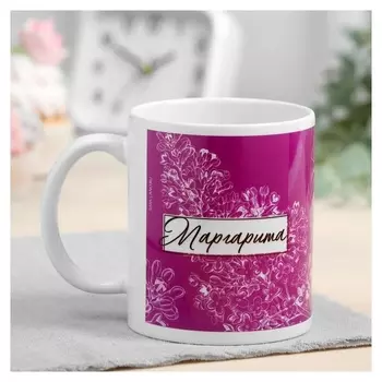 Кружка "Маргарита" цветы, 320 мл