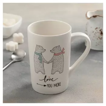 Кружка «Романтика медведей», 380 мл