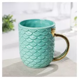 Кружка «Русалка», 360 мл, цвет голубой