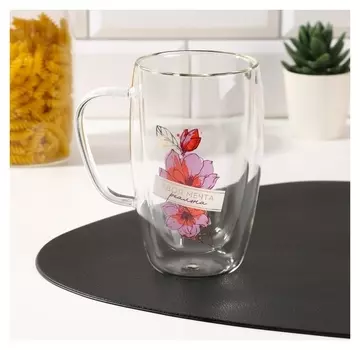 Кружка с двойными стенками "Твоя мечта реальна", 400 мл