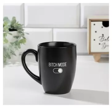 Кружка с тиснением "Bitch Mode", 450 мл