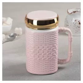 Кружка «Шале», с крышкой, 450 мл