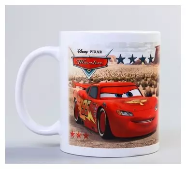 Кружка сублимация "Чемпион", тачки, 350 мл