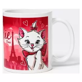 Кружка сублимация "Париж", кошечка мари 350 мл.