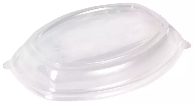 Крышки для одноразовых ланч-боксов СпК-257 (605092), комплект 70 шт., 257х202х35 мм, ПП, прозрачные