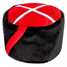 Кубанка с лентой, размер 56 см