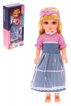 Кукла классическая «Маша» 41 см со светом, английская озвучка, в платье