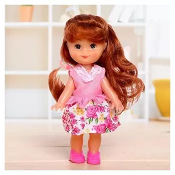 Кукла классичская "Крошка Сью" в платье, 17 см