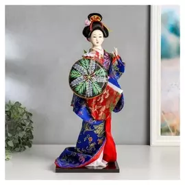 Кукла коллекционная "Гейша с веткой сакуры"
