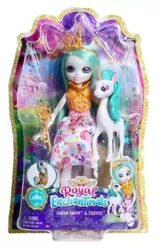 Кукла-королева «Энчантималс с питомцами»