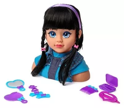 Кукла-манекен для создания причесок «Ида» с аксессуарами