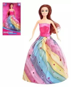 Кукла-модель «Анна» в платье, цвет красный