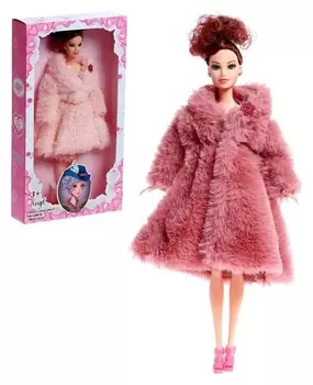 Кукла-модель «Инна» в шубе, цвет коричневый
