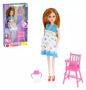 Кукла модель Рита беременная с аксессуарами