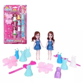 Кукла модная «Лера», 2 шт., с аксессуарами