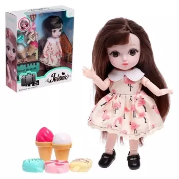 Кукла модная шарнирная «Алена на прогулке» с аксессуарами