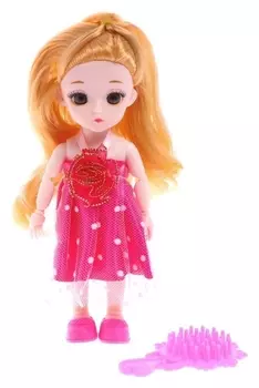 Кукла модная шарнирная «Лиза» в платье