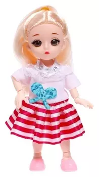 Кукла модная шарнирная «Полина» в платье