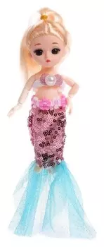 Кукла модная шарнирная «Русалочка» с аксессуарами