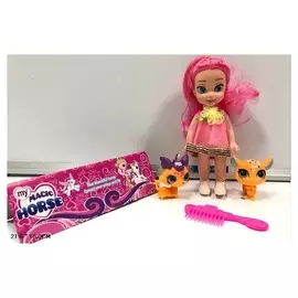 Кукла с питомцами