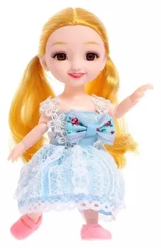 Кукла шарнирная «Есения» в платье, блондинка