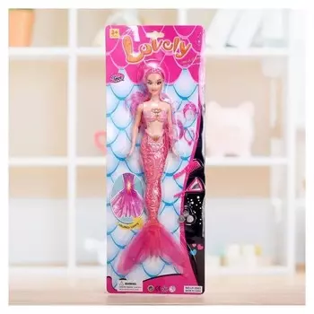 Кукла сказочная Русалочка, световые эффекты, с аксессуарами