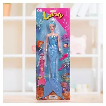 Кукла сказочная Русалочка светящаяся, с аксессуарами