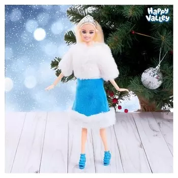 Кукла-снегурочка шарнирная «Зимняя красавица»