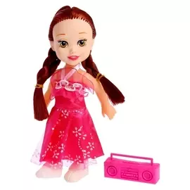 Кукла «Валерия», в пакете, цвет малиновый