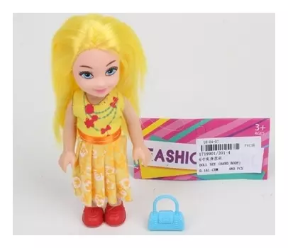 Куколка с желтыми волосами